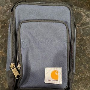 NEW Carhartt NAVY Unisex Zip Durable, Adjustable Crossbody Bag w/ Zipper Closure